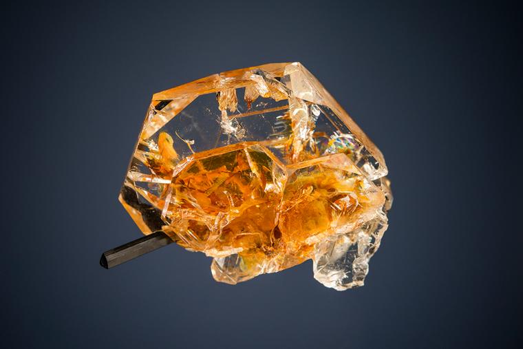 BERYL var. Goshenite with ELBAITE